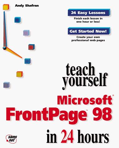 Cover for Teach yourself Microsoft FrontPage 98 in 24 hours