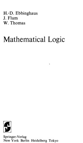 Cover for Mathematical logic