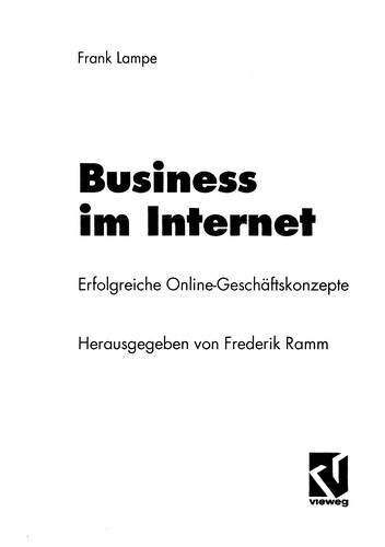 Cover for Business im Internet