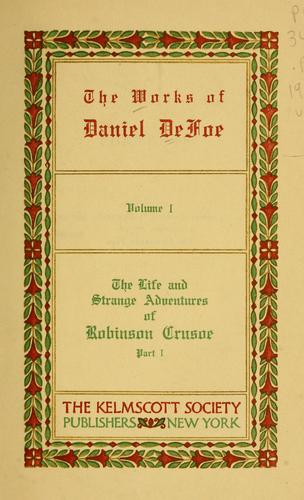 Cover for The works of Daniel Defoe