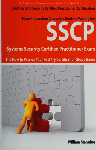 Cover for SSCP systems security certified practitioner certification exam preparation course in a book for passing the SSCP