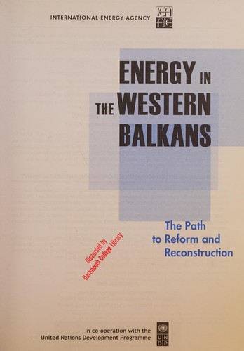 Cover for Energy in the Western Balkans