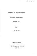 Cover for A Samkara Source-Book (Samkara Source Book)