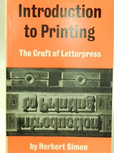 Cover for Introduction to Printing