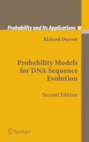 Cover for Probability models for DNA sequence evolution
