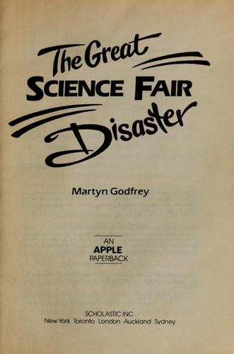 Cover for The great science fair disaster
