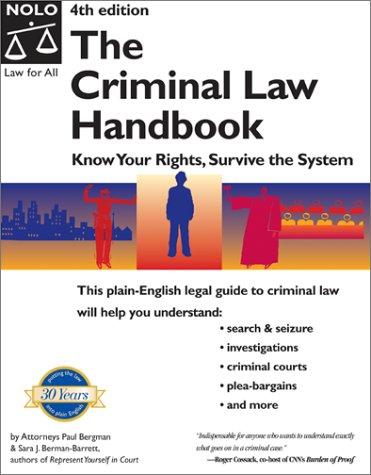 Cover for The criminal law handbook