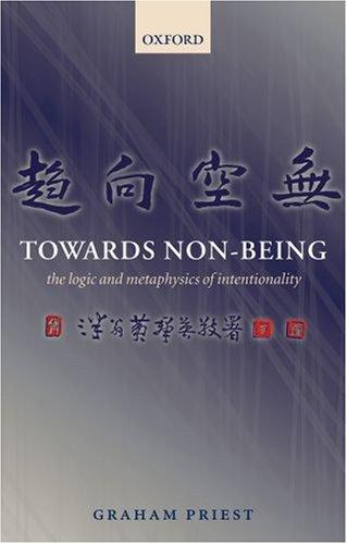 Cover for Towards Non-Being
