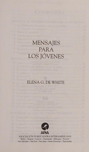 Cover for Mensajes Para Los Jóvenes