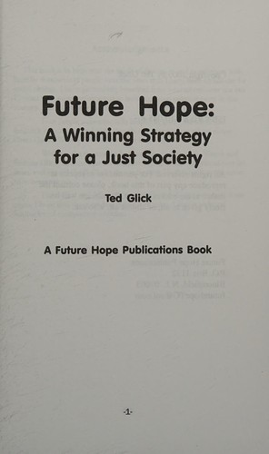 Cover for Future Hope