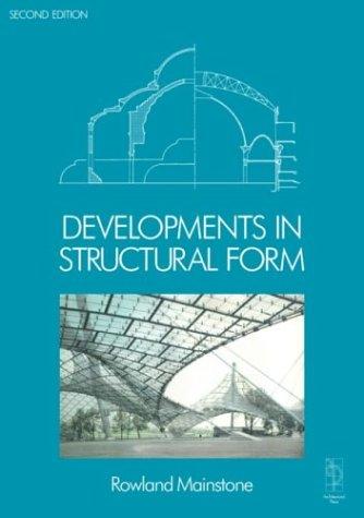 Cover for Developments in structural form