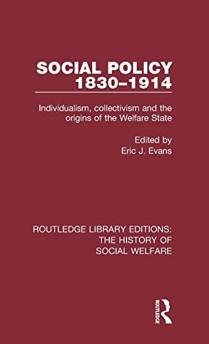 Cover for Social Policy 1830-1914