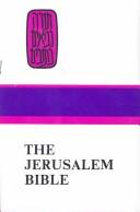 Cover for The Jerusalem Bible