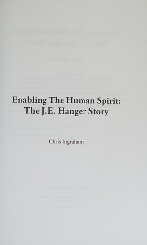 Cover for Enabling the Human Spirit