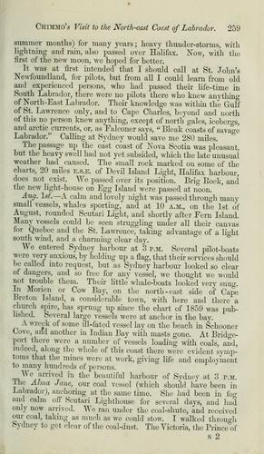 Cover for Visit to the north-east coast of Labrador, during the autumn of 1867, by H.M.S. 'Gannet'.