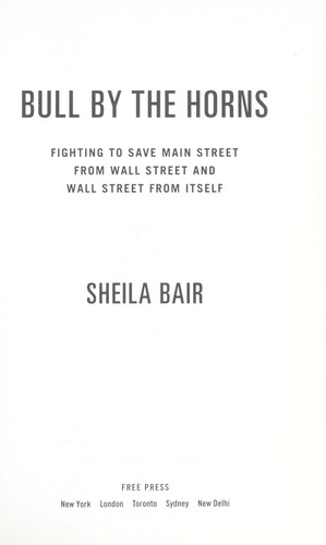 Cover for Bull by the horns