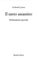 Cover for Il santo assassino