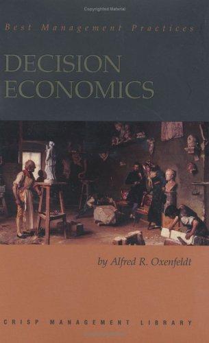 Cover for Decision Economics
