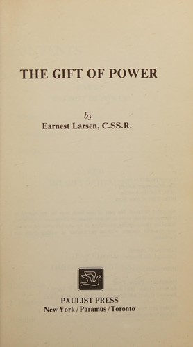 Cover for The gift of power.