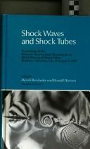 Cover for Shock waves and shock tubes