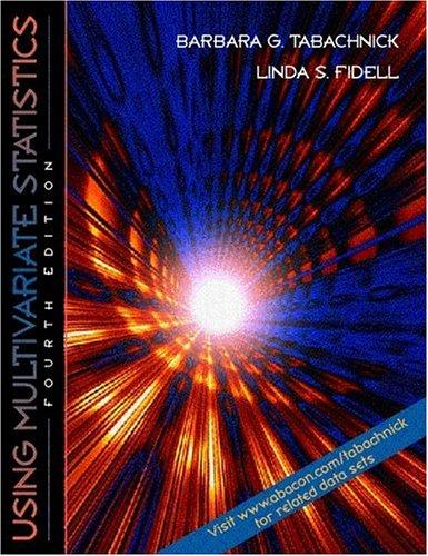 Cover for Using multivariate statistics