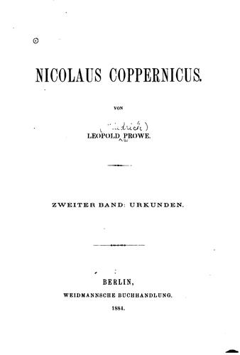Cover for Nicolaus Coppernicus