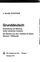Cover for Grunddeutsch