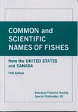 Cover for Common and scientific names of fishes from the United States and Canada