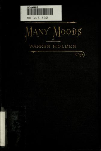Cover for Many moods