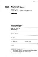 Cover for Review Committee on Education for Information Use