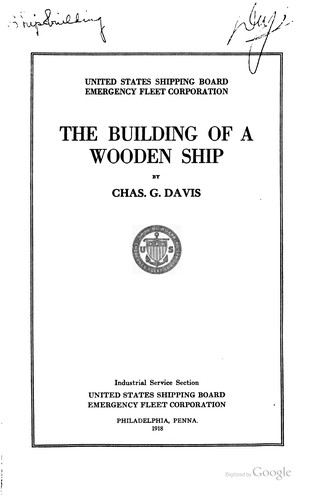Cover for The building of a wooden ship