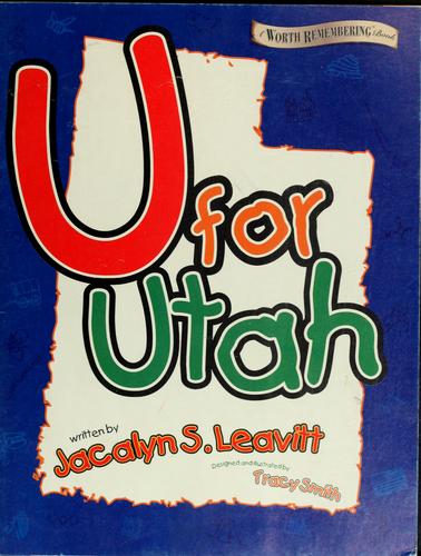 Cover for U for Utah