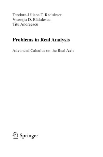 Cover for Problems in real analysis