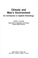 Cover for Climate and man's environment