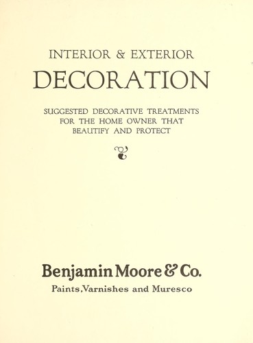 Cover for Interior and exterior decoration