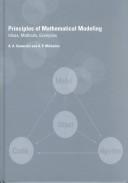 Cover for Principles of Mathematical Modelling