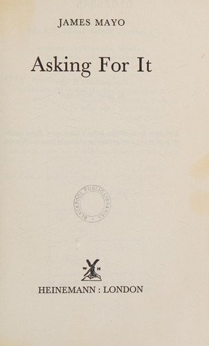 Cover for Asking for it