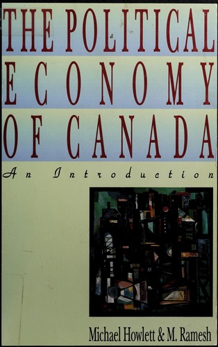 Cover for Political economy of Canada