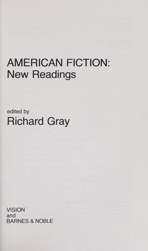 Cover for American fiction