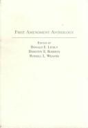 Cover for First amendment anthology