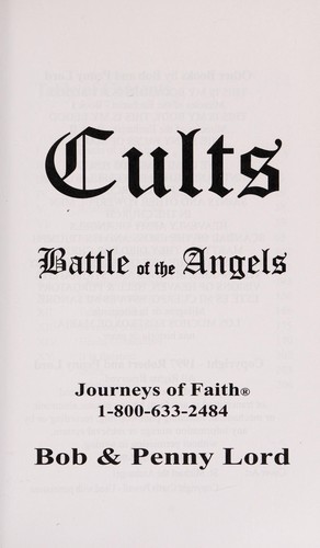 Cover for Cults--battle of the angels