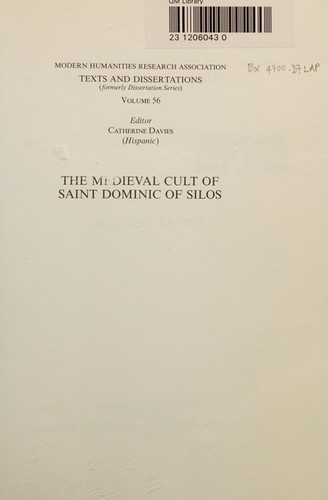 Cover for The Medieval Cult of Saint Dominic of Silos