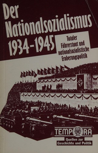 Cover for Der Nationalsozialismus 1934 - 1945.