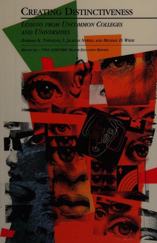 Cover for Creating distinctiveness