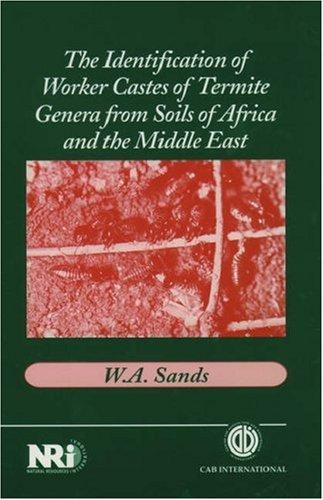 Cover for The identification of worker castes of termite genera from soils of Africa and the Middle East