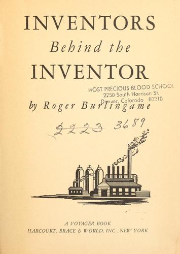 Cover for Inventors behind the inventor