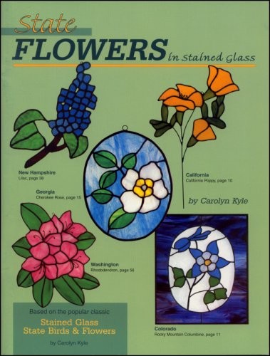 Cover for State Flowers in Stained Glass