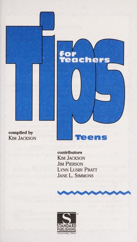 Cover for Tips for teachers.