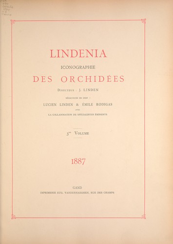 Cover for Lindenia