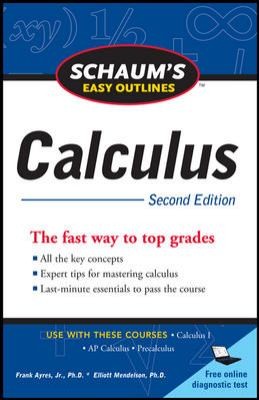 Cover for Schaums Easy Outlines Calculus